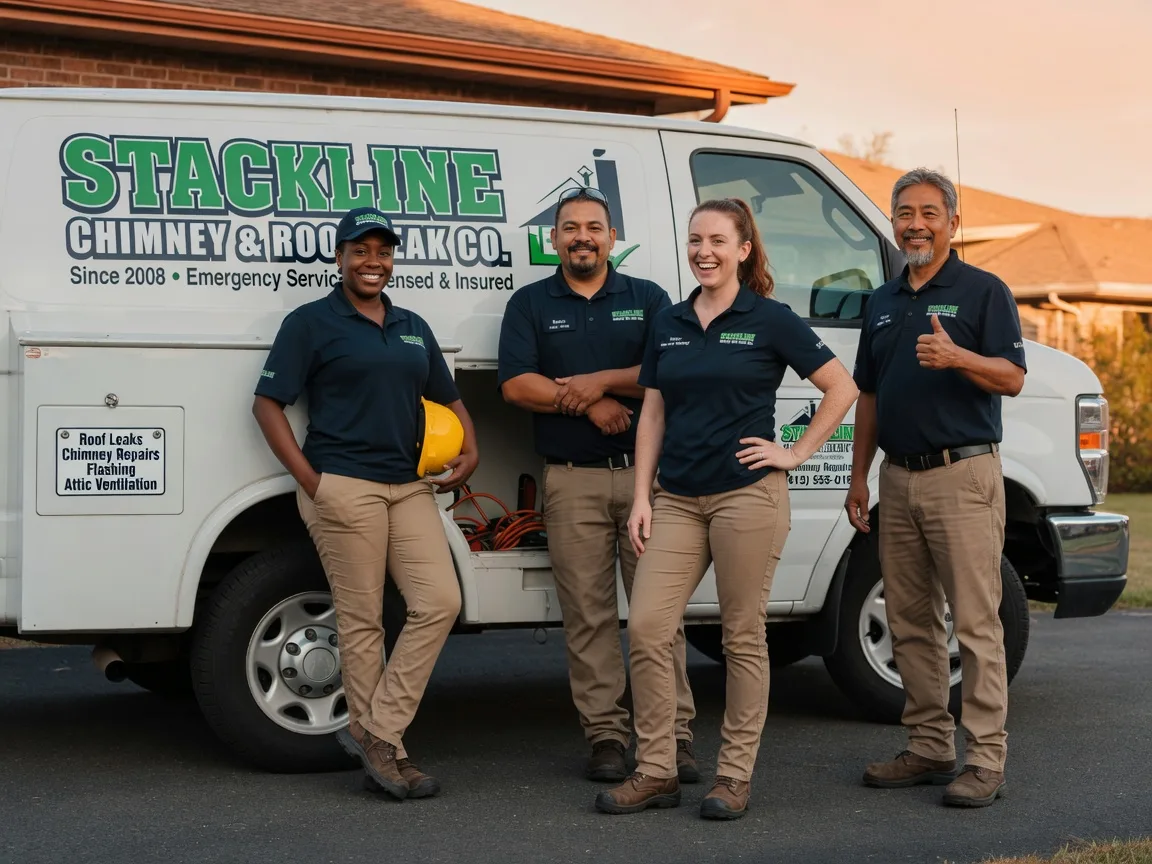 Chimney flashing repair company in Woodland, WA